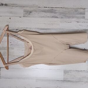 Maidenform beige shape skin spa shapewear bodyshaper wear your own bra Size XL